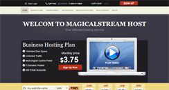 Desktop Screenshot of magicalstream.us